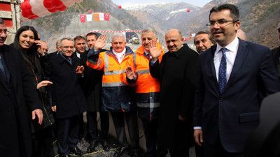 Zigana Tüneli'nde temel atma töreni