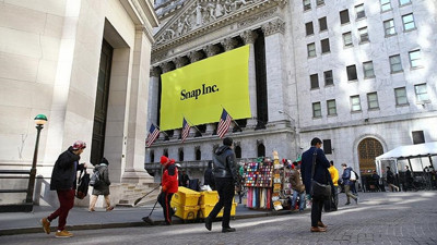 Snapchat hisseleri yüzde 9 arttı