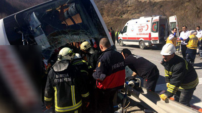 Bursa'da otobüs devrildi: 7 ölü
