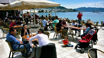 Bodrum'da sahiller hareketlendi