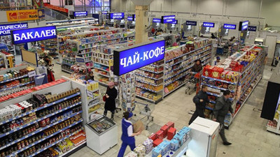 Rusya perakende ticareti düşüşte