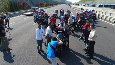 Kenan Sofuoğlu'ndan Yavuz Sultan Selim Köprüsü'nde şov