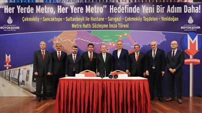 İstanbul'a yeni metro için imzalar atıldı