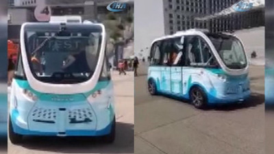 Paris'te sürücüsüz minibüs devri başlıyor