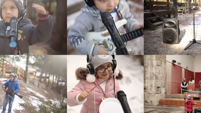 Minik öğrencilerden "Bana Esmeyi Anlat"