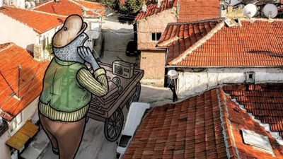 Şehrin sokaklarını "lilliput"larla tanıtıyor