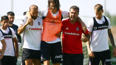 Beşiktaşlı oyuncunun ön çapraz bağları koptu