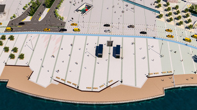 Üsküdar'da denizle kara birleşmeyecek