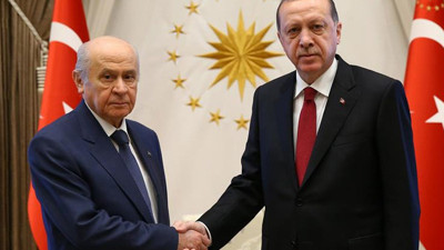 Erdoğan-Bahçeli Beştepe'de görüştü