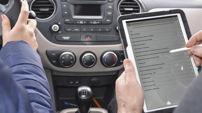 Ehliyet sınavlarında "tablet" dönemi başladı