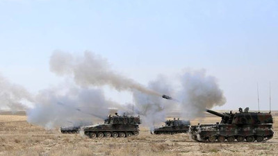 TSK'dan PYD hedeflerine topçu atışlarıyla karşılık