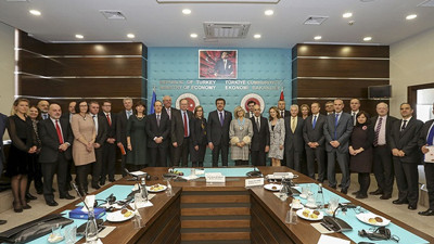 Zeybekci AB ülkelerinin büyükelçileriyle görüştü