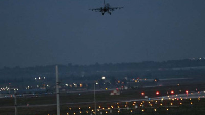 İncirlik'te savaş uçağı hareketliliği
