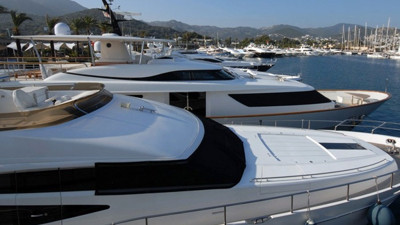 Antalya Serbest Bölgeden geçen yıl 33 yat denize indirildi