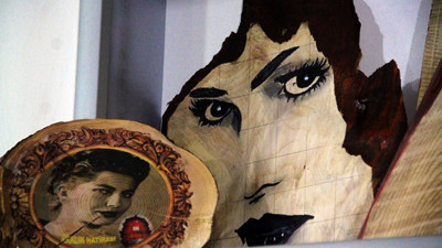 Kurumuş kayısı ağaçlarını sanata dönüştürüyor