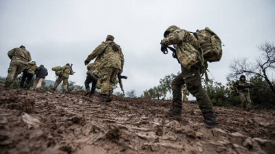 ÖSO'nun Afrin'deki ilerleyişi böyle görüntülendi