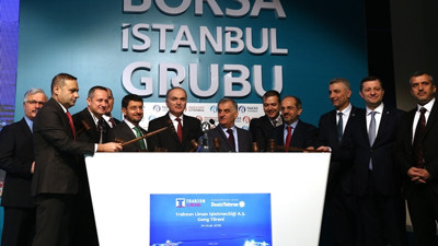 Borsada gong, Trabzon Limanı için çaldı