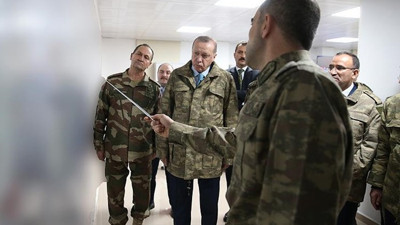 Cumhurbaşkanı Erdoğan Suriye sınırında