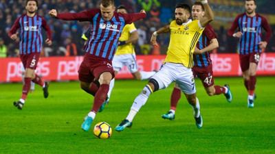 Fenerbahçe ile Trabzonspor berabere kaldı