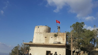 Burseya Dağı'na Türk Bayrağı