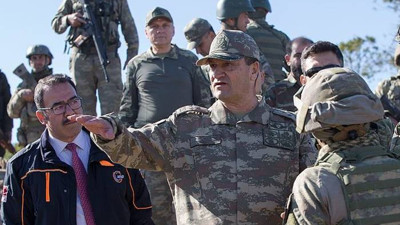 2. Ordu Komutanı Burseya Dağı'nda