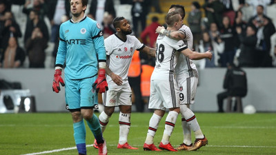 Beşiktaş, kupadaki ilk maçta avantaj yakaladı
