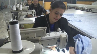 Tekstil işçisi "Aliye" yorganda marka oldu