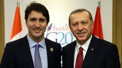 Erdoğan, Kanada Başbakanı Trudeau ile görüştü