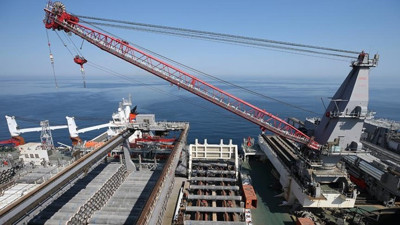 TürkAkım'ın deniz geçişinin yüzde 95'i tamam