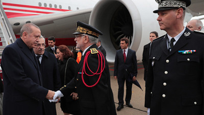 Cumhurbaşkanı Erdoğan Fransa'da