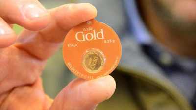 Gram altın 215,3 lira oldu