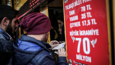 Yılbaşı büyük ikramiyesi için nefesler tutuldu