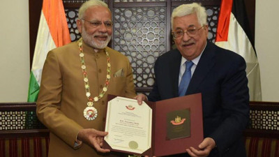 Modi: Hindistan, bağımsız bir Filistin devleti görmeyi umuyor