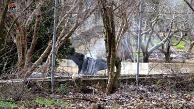 İsrail'e ait roket kalıntıları Lübnan'a düştü