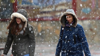 Edirne'de kar yağışı başladı