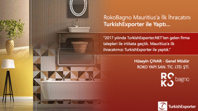 RokoBagno Mauritius’a İlk İhracatını TurkishExporter ile Yaptı…