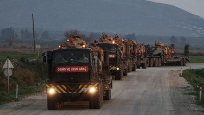 Sınıra askeri araç takviyesi