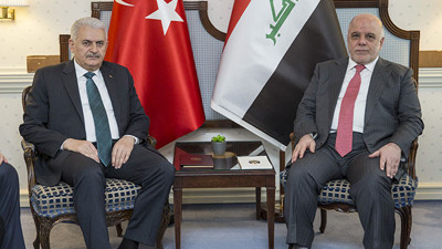 Başbakan Yıldırım, İbadi ile görüştü