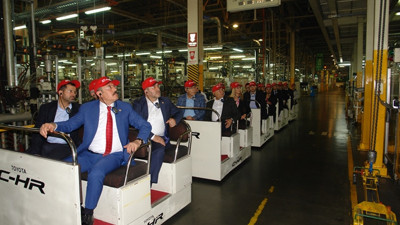 "Yerli otomobil üretim çalışmalarını takip ediyoruz"