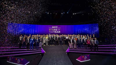 Yıldız Holding'te 'Senenin Yıldızları Ödülleri' sahiplerini buldu