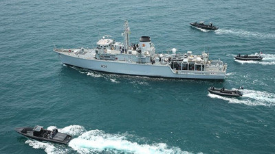 Katar ve İngiltere'den ortak deniz tatbikatı