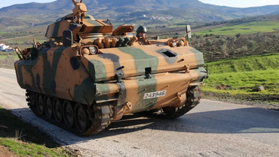 Afrin'de bir tank daha isabet aldı