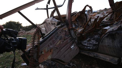 Afrin'de intihar saldırısı girişimi tank atışıyla önlendi