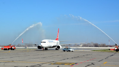 THY İstanbul-Semerkant uçuşlarını başlattı
