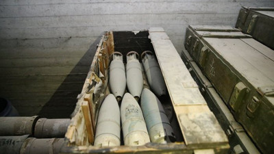 Afrin'de devasa mühimmat deposu bulundu