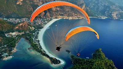 Babadağ kışın da "uçuruyor"