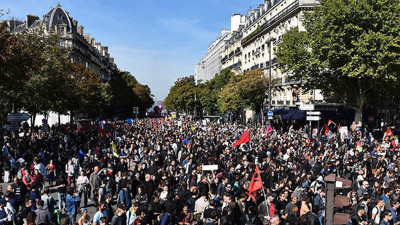 Fransa'da ilkbahar, grev ve gösterilerle başlıyor