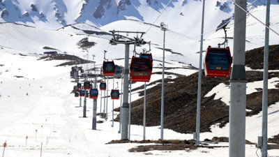 Erciyes'te kayak sezonu uzadı
