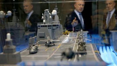 Türkiye'nin ilk milli uçak gemisi böyle görüntülendi