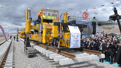 Ankara-Sivas YHT Hattı İlk Ray Serim Töreni